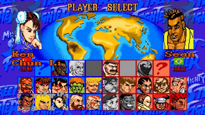 PC-Mugen-仿FC街霸 英文版